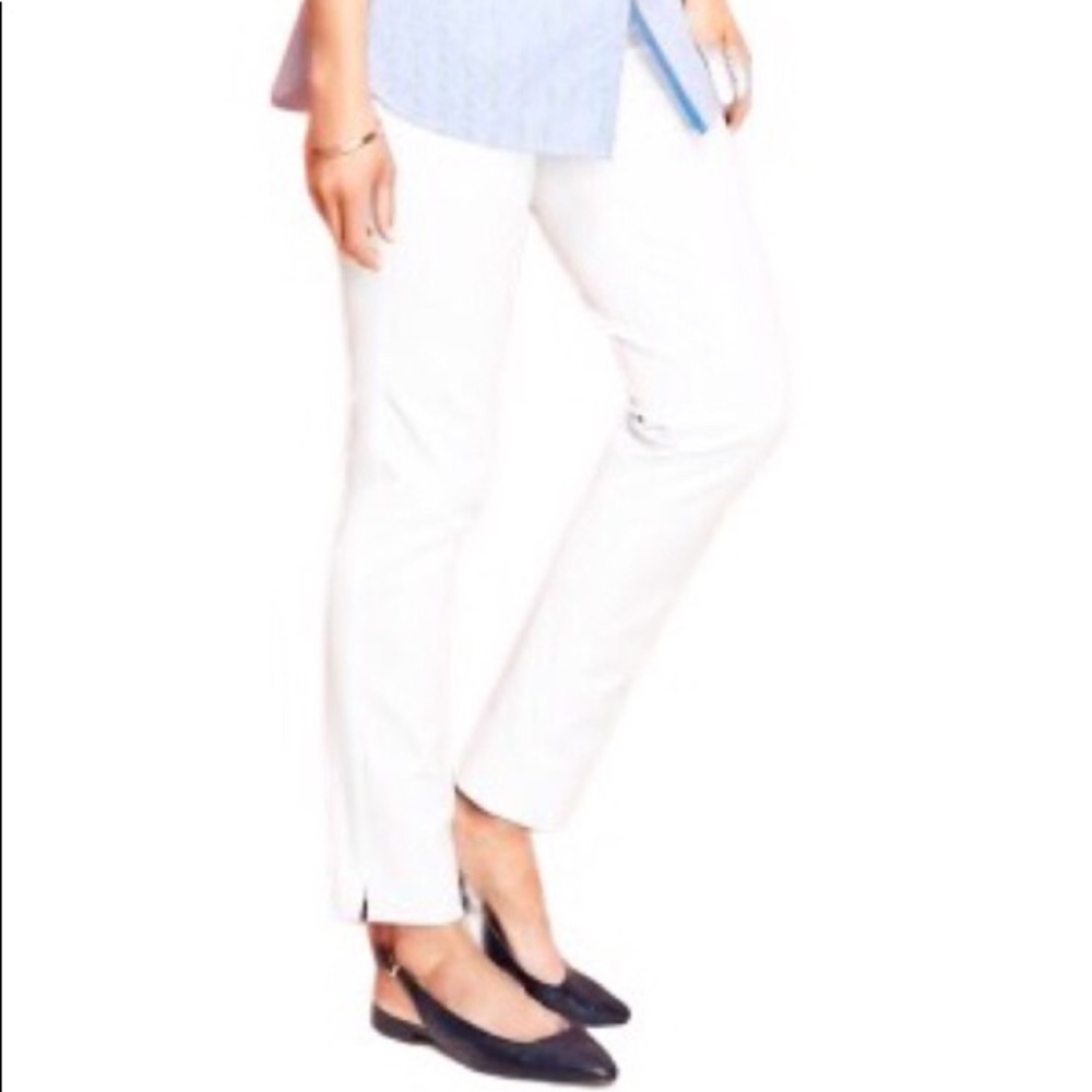 Talbots Navy Blue Pointy Toe Flats Strap Buckle 7